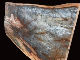 Designation Slab 4A The Blue Board. The Arizona Sapphire: A 220-Million-Year-Old Miracle in Blue.